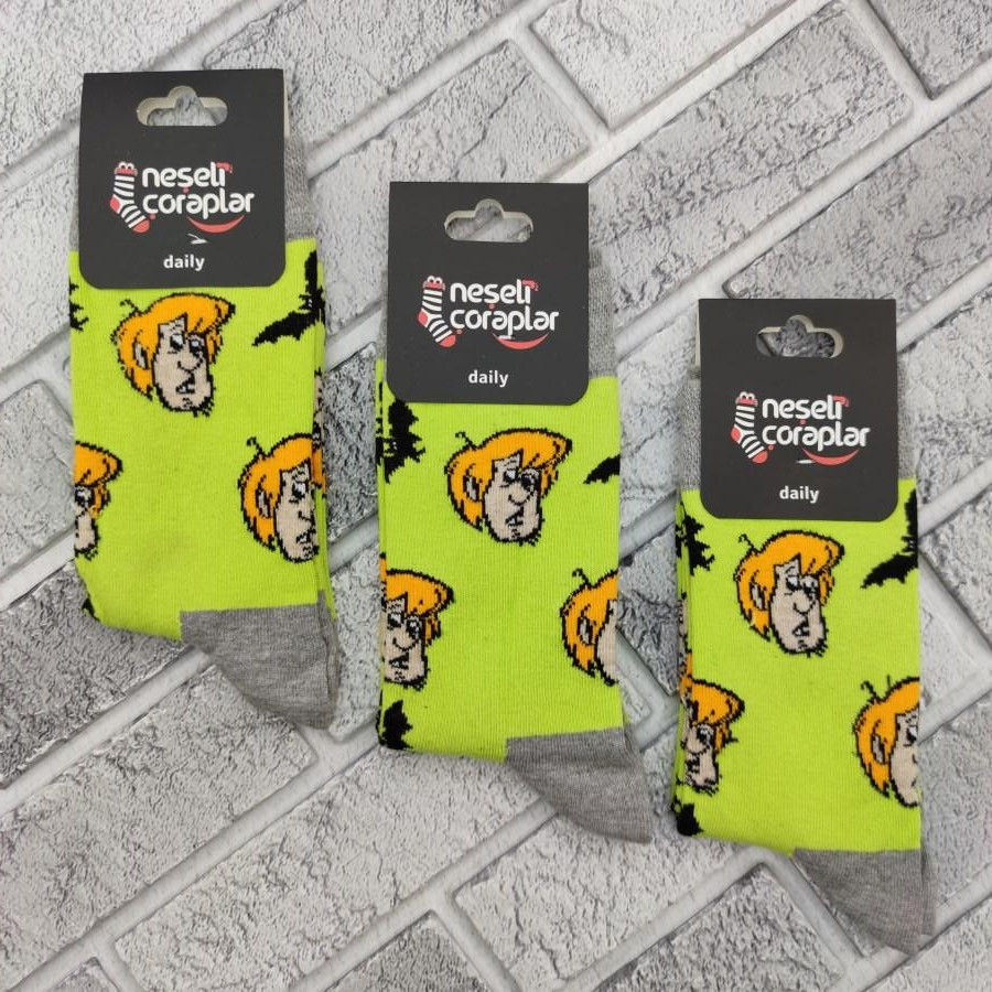 Шкарпетки високі весна/осінь Neseli Coraplar Daily Green Shaggy 7195 Туреччина one size (37-43р) 20034535