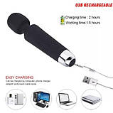 Вібромасар Cordless Wand, фото 5