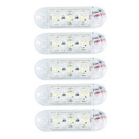 Габарит білий — 65х20мм — 12/24V Led 3 діоди — "MRT-52" — К-171 (12шт)