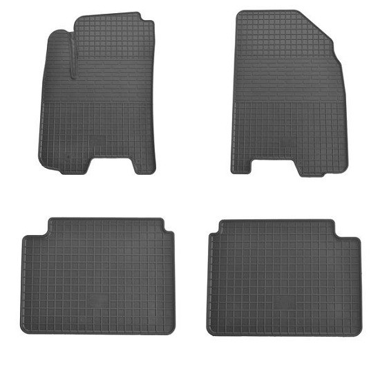 Авто килимки гумові Chevrolet Aveo 2004-/Lacetti 20 04- (4 шт) РТИ, фото 1