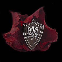 Герб України Тризуб, герб тризуб на щиті, щит з тризубом, Тризубець на щиті кулон, підвіс, фото 3