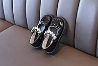 Стильные детские нарядные туфли на девочку для девочек лоферы туфельки для девочки монки балетки обувь 28