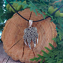 Печатка Велеса мала, Вовча лапа мала, Вовк, кулон, амулет, талісман, фото 3