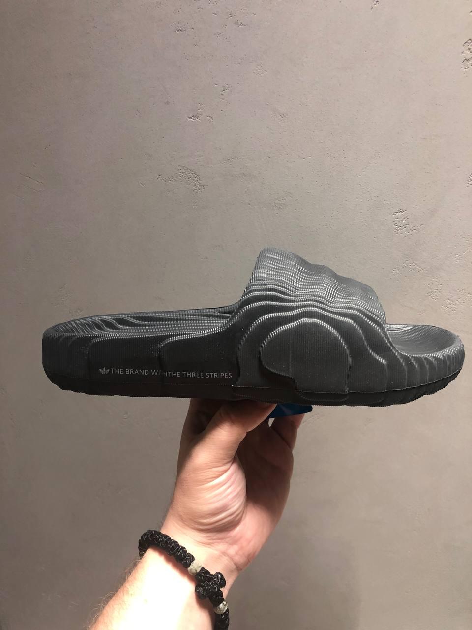Капці чоловічі чорні Adidas Yeezy Adilette Slide (09015)