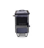 Котел на дровах вугіллі брикетах твердопаливний класичний з варильною поверхнею (плитою) 10 кВт 100 м2, фото 2