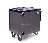 Котел на дровах вугіллі брикетах твердопаливний класичний з варильною поверхнею (плитою) 10 кВт 100 м2, фото 8