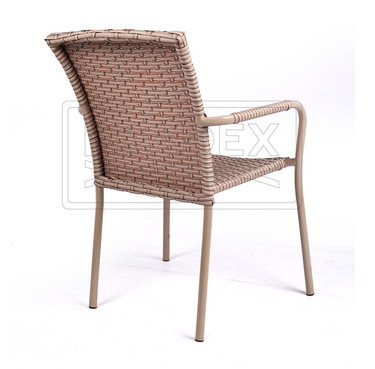 Купить Стул Бистро Pradex 865х610х630 мм плетение искусственный ротанг ...