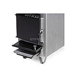 Котел на дровах вугіллі брикетах твердопаливний класичний 20 кВт 200 м2 Сталь 4 мм, фото 4