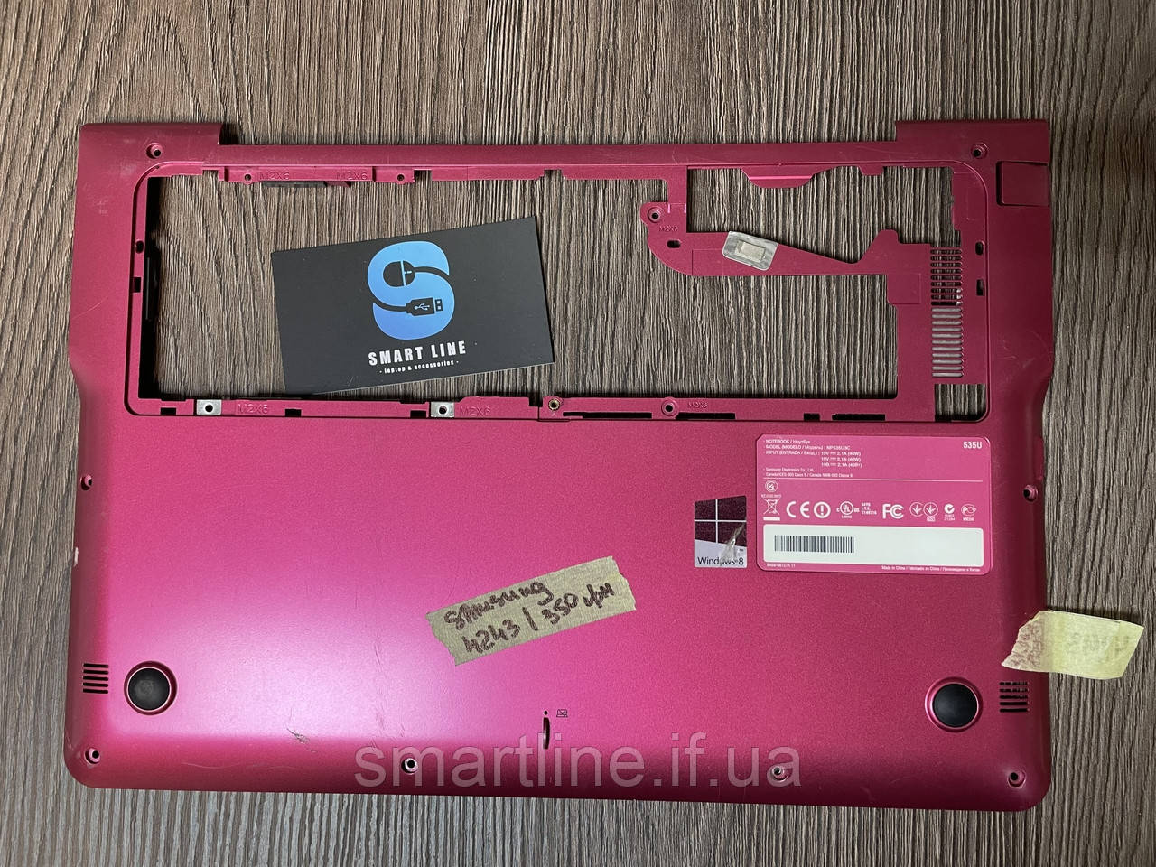 Нижня частина корпусу ноутбука Samsung NP535U3C