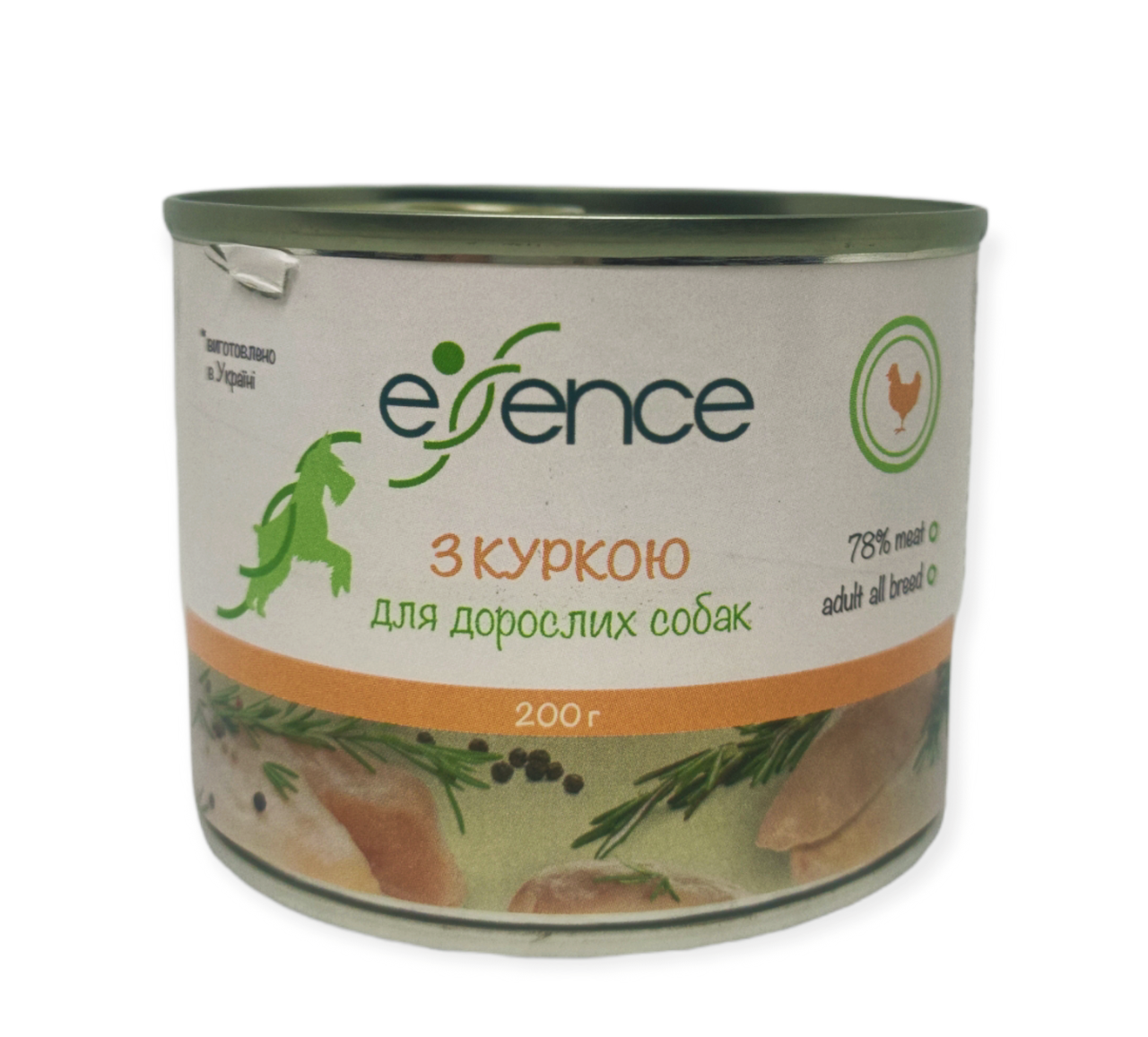 Консерви Essence з куркою 200 г для дорослих собак