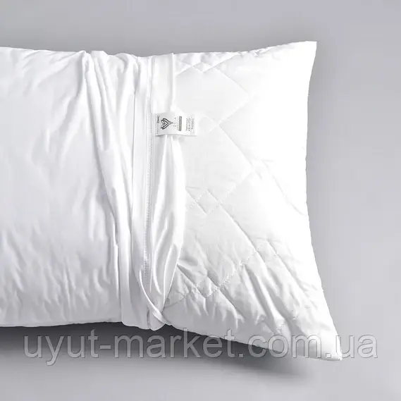 Наволочка біла 50х70см трикотажна водопроникна АКВА СТОП, фото 1