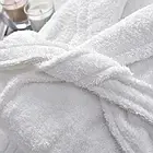 Білий махровий халат шаль XL, 400 гр/м2 готельний, фото 6