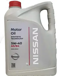 Моторне масло NISSAN 5W40 5л доставка укрпоштою 0 грн