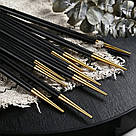 Палички для суші REMY-DECOR чорні з золотом для будинку ресторанів, кафе, готель, фото 3