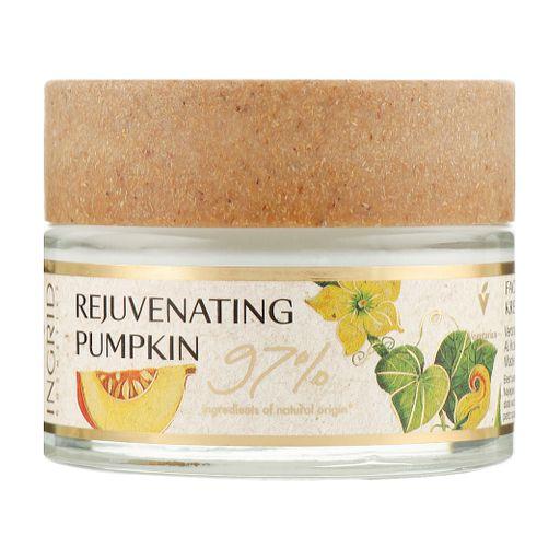 Крем для обличчя з насінням гарбуза + жожоба + мед - Ingrid Cosmetics Vegan Rejuvenating Pumpkin 50мл