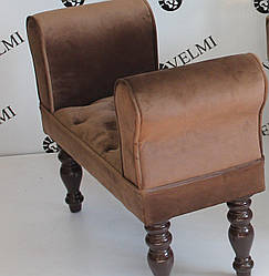 Банкетка Diamant під педикюрне крісло Трон Пуф-банкетка для салону краси для дому