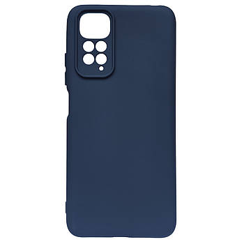 Чохол Lakshmi Silicone Cover для Xiaomi Redmi Note 11 / Note 11S Dark Blue