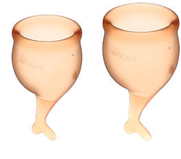 Набір менструальних чаш Satisfyer Feel Secure Orange AIW Or1508