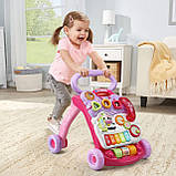 Дитячі Ходунки, штовхач з ігровою панеллю Vtech, Навчання сидячи і стоячи. Оригінал з США, фото 7