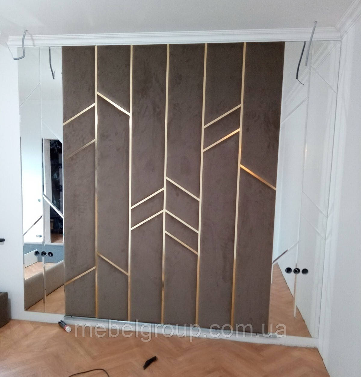 М'яка панель з алюмінієвим профілем Трапеція