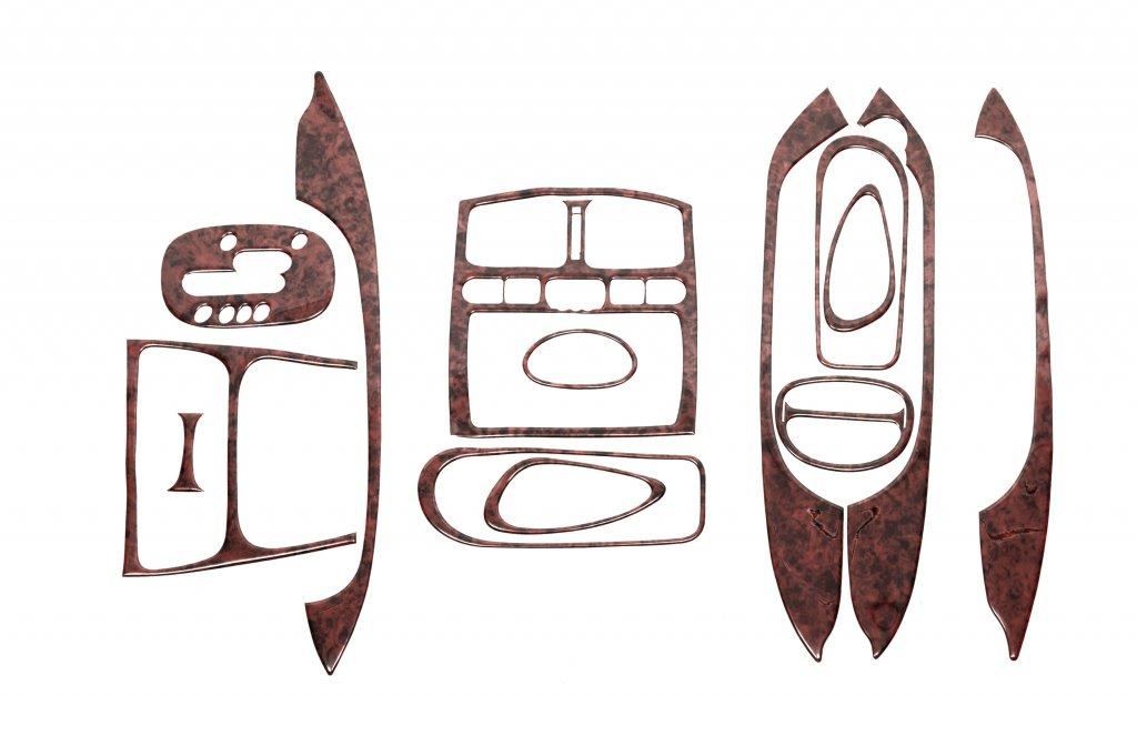 Накладки на панель Дерево для Hyundai Santa Fe 1 2000-2006 Пластик, фото 1