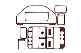 Накладки на панель Дерево Meric для Peugeot 106 Пластик