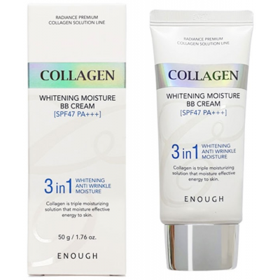 Тональний крем Enough Collagen 3 в 1 Whitening Moisture BB Cream SPF47