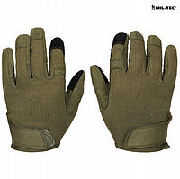 Летние перчатки для стрельбы MilTec Olive XXL. Тактические перчатки Германия Оригинал!