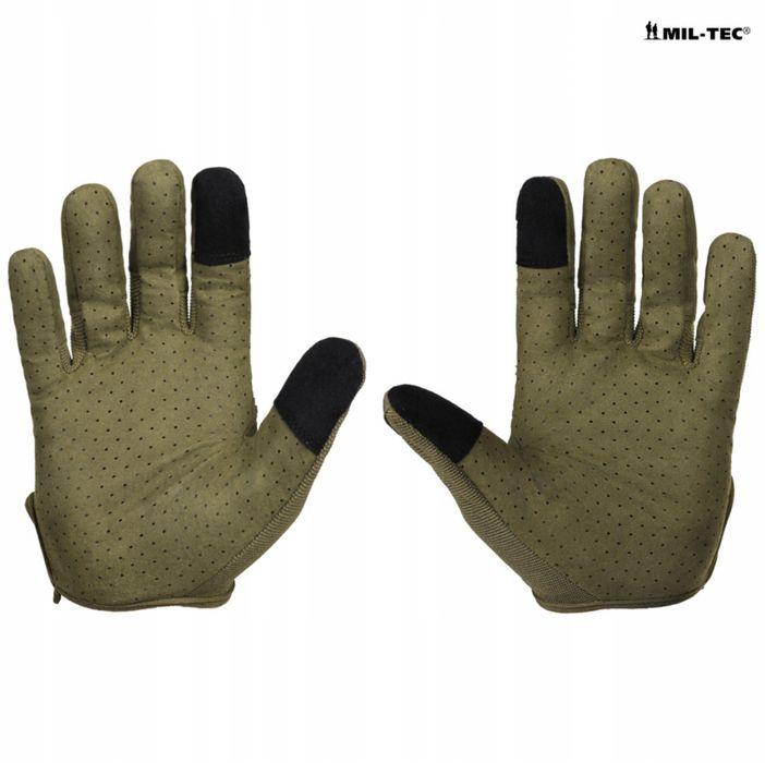 Летние перчатки для стрельбы MilTec Olive XXL. Тактические перчатки Германия Оригинал! - фото 4 - id-p1652729516