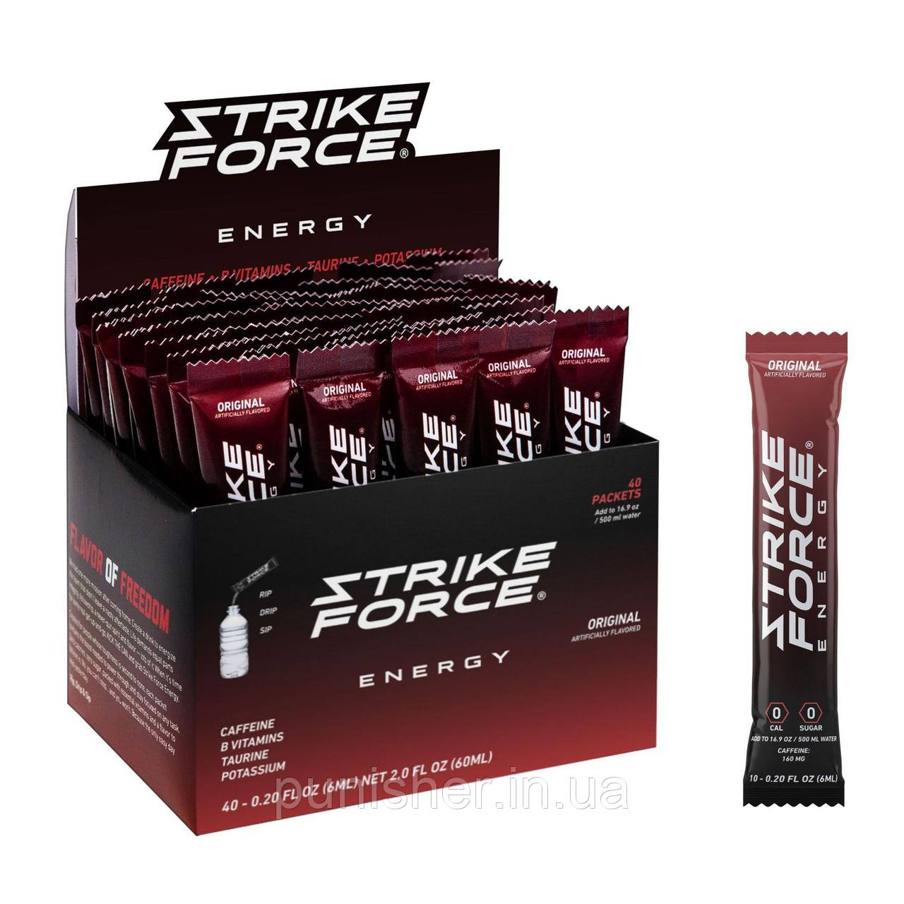 Энергетический напиток Strike Force Energy Original, Енергетичний напій - фото 1 - id-p1115966446