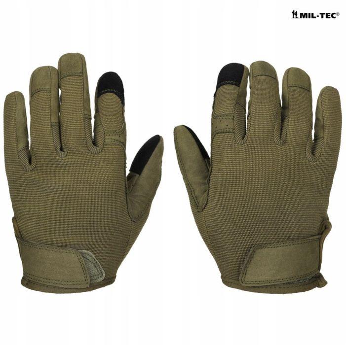 Летние перчатки для стрельбы MilTec Olive S. Тактические перчатки Германия Оригинал! - фото 3 - id-p1652730416