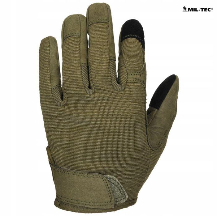 Летние перчатки для стрельбы MilTec Olive S. Тактические перчатки Германия Оригинал! - фото 4 - id-p1652730416