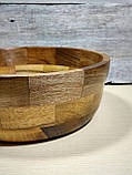 Дерев'яна тарілка ручної роботи (горіх), фото 6