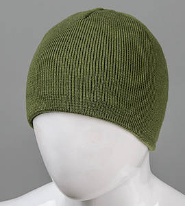 Шапка чоловіча бюджетна на флісі, Хакі