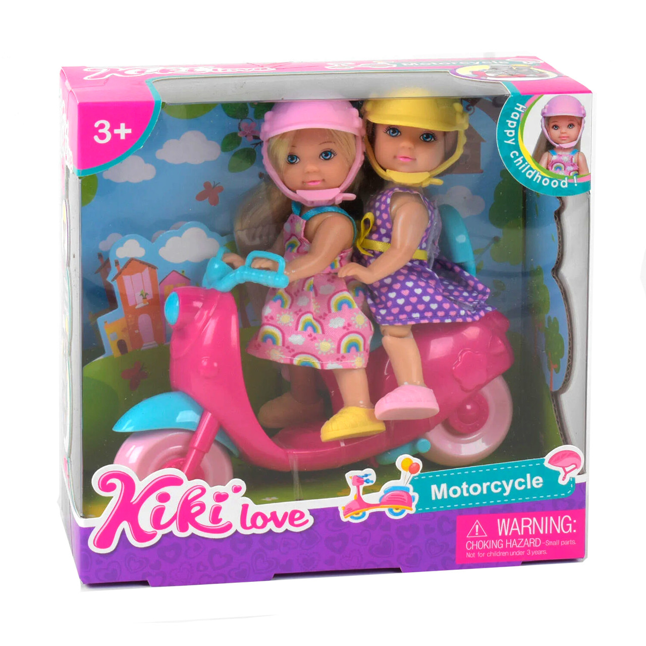 Набір ляльок Кіки (2 ляльки, мопед, подарункова коробка) 88007, фото 1