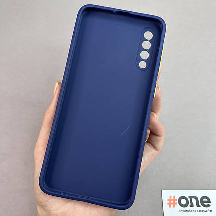 Чохол для Samsung Galaxy A50s щільний із захистом для камери чохол на телефон самсунг а50с синій SQA, фото 2