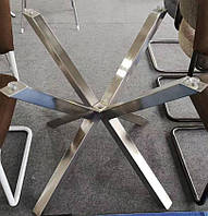 Каркас столу ніжки база для столу основа з нержавіючої сталі висота 720 мм під скло