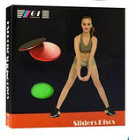 Ковзаючі диски, упори, для фітнесу «MS 2514-1» Синій (Діаметр 17,5см), фото 7