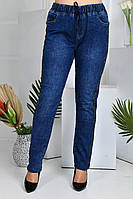 Стильные женские стрейчевые модные джинсы больших размеров