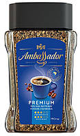 Амбассадор Премиум кофе растворимый 190 грамм в стеклянной баночке