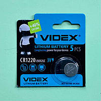 Батарейка літієва VIDEX CR1220 Lithium 3V