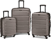 Чемодан средний Samsonite Omni Expandable Hardside 24 дюймов 78л, серебристый