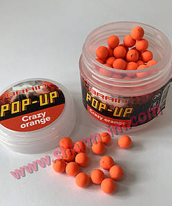 Плавальні бойли Brain Pop-Up F1 10 мм / 20 г Crazy Orange (Апельсин)