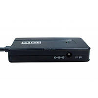 Комутатор Hub USB 4port STLab U-930 USB 3.0 з блоком живлення, фото 3