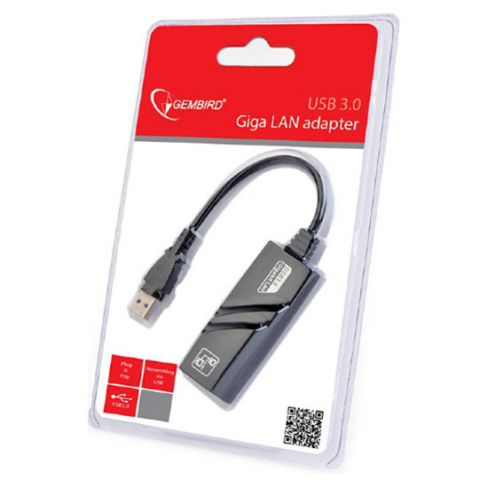 Мережева плата Gembird USB3.0 Ethernet адаптер 10/100/1000 (NIC-U3-02) - фото 2 - id-p1609528722