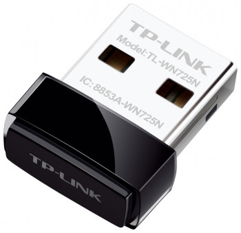 Мережева плата WiFi TP-LINK TL-WN725N Wi-Fi 802.11b/g/n USB micro - фото 1 - id-p71925632