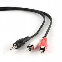Кабель Audio до колонок MiniJack на 2 тюльпана 1.5м Cablexpert (CCAB-458), фото 2