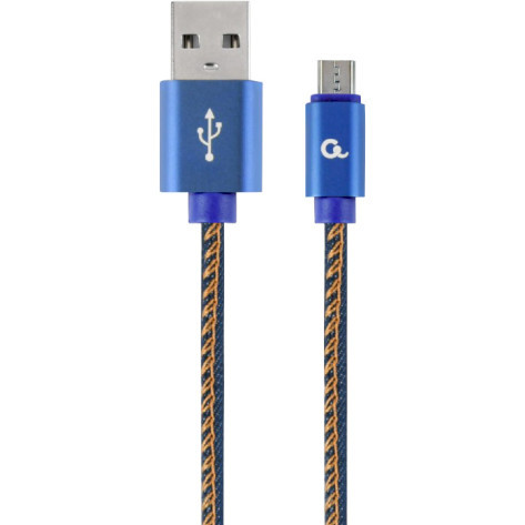 Кабель USB 2.0 тип АM - microВM 2 м Cablexpert (CC-USB2J-AMmBM-2M-BL)