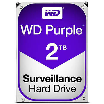 Накопичувач WD 2TB 64MB SATA III Purple (WD20PURZ)