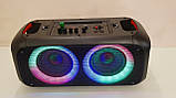 Портативна акустика ZXX-7979 (2MIC+MP3+USB+FM+BT), фото 5